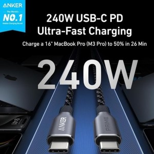 کابل شارژ تبدیل Type-C به Type-C انکر مدل Anker 765 A8866