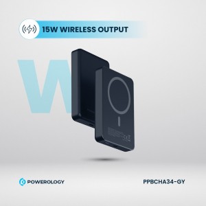 پاوربانک وایرلس 10000 میلی امپر پاورولوژی مدلPPBCHA34