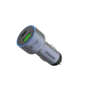 شارژر فندکی دو پورت 67 واتی مومکس