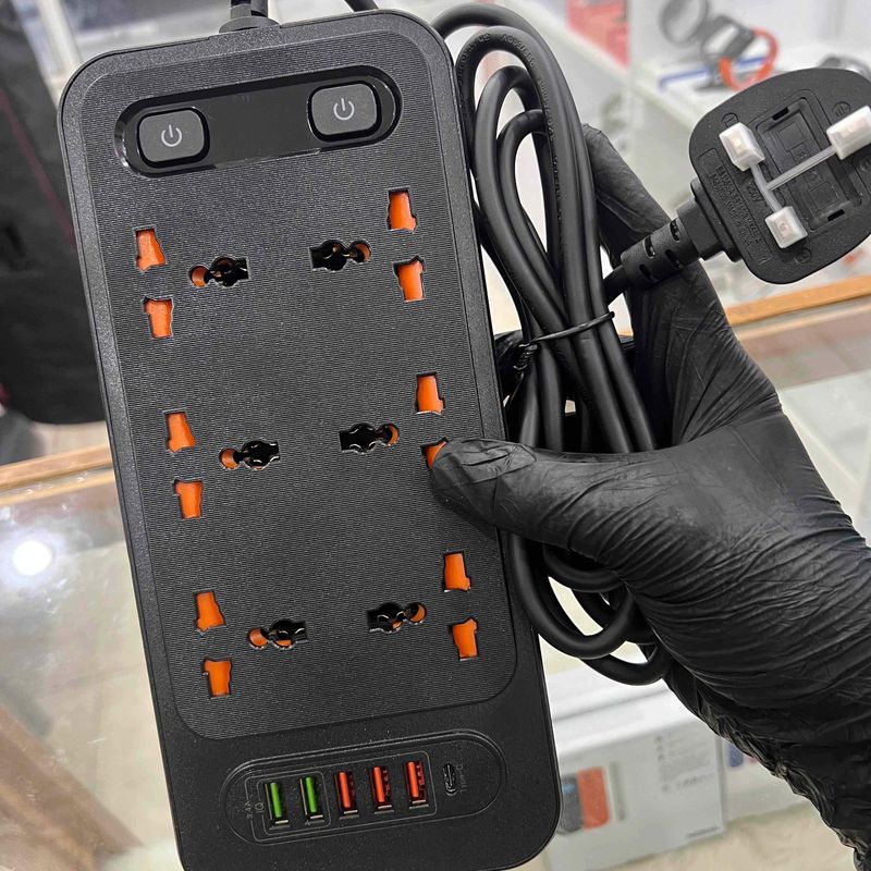 چندراهی برق مودم کت مدل BKL-22 دارای ۳ خروجی USB و Type-C