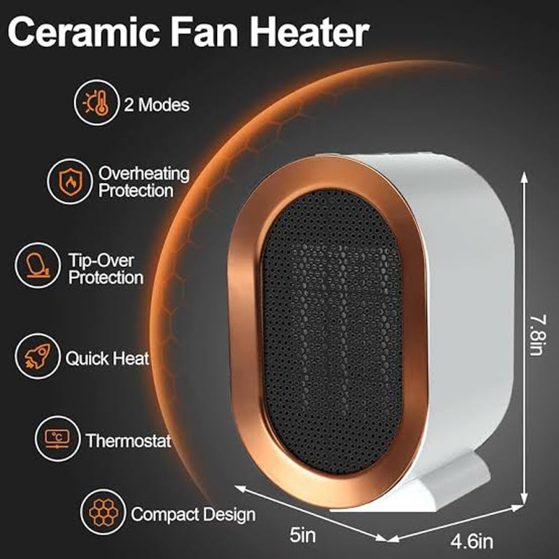 بخاری برقی رومیزی Portable Air Heater Fan