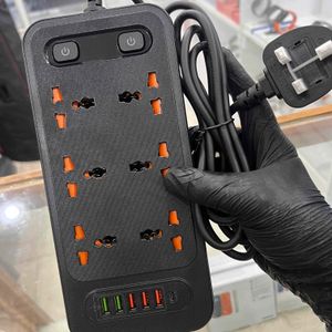 چندراهی برق مودم کت مدل BKL-22 دارای ۳ خروجی USB و Type-C