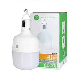 چراغ آویز شارژی 48 وات دی پی مدل DP-7814 مناسب چادر و کمپینگ