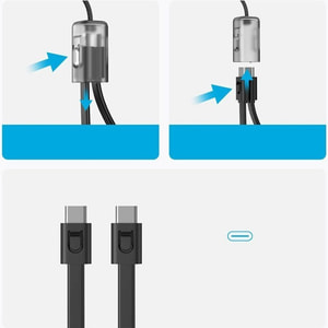 پاوربانک 30 وات انکر مدل A1384 ظرفیت 20000 میلی آمپر ساعت به همراه کابل USB-C