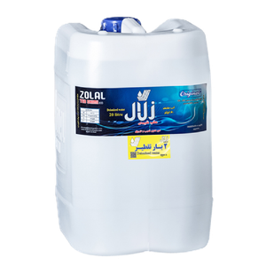 آب مقطر (آب دیونیزه) 5 لیتری 2 بار تقطیر