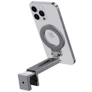 هولدر مگنتی گوشی موبایل و تبلت قابل اتصال به لبه میز، تخت و خودرو تاشو