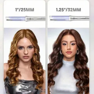 کرلی استایلر ایر فلو بنفش شیگلم مدل پرو چرخشی | SHEGLAM Airflow Curly Styler Pro سایز ۲۵