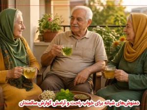 دمنوش‌های شبانه برای خواب راحت و آرامش گوارش سالمندان