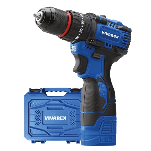دریل پیچ‌گوشتی شارژی چکشی ویوارکس مدل VR1608-BLX