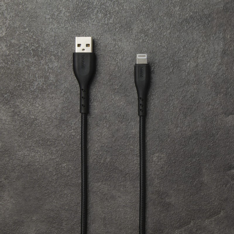 کابل شارژ لایتنینگ بیاند مدل BEYOND IPHONE BUL-402 طول 2 متر