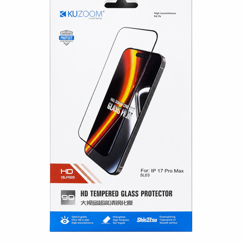 گلس کازوم مناسب آیفون  KUZOOM 17PROMAX
