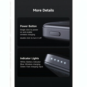 پاوربانک  مگسیف 10000 میلی آمپر مک دودو مدل MC-4651