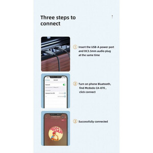 گیرنده بلوتوث موزیک مک دودو مدل CA-8700