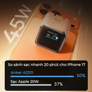 شارژر 45 وات انکر Anker Nano Charger 45W Foldable 180° مدل A121D