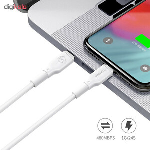 کابل تبدیل USB-C به لایتنینگ مک دودو مدل CA-7290 طول 1.2 متر