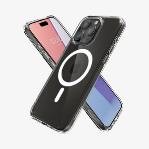 کاور اسپیگن مگسیف دار مناسب برای گوشی موبایل اپل iPhone 15 ProMax مدل Ultra Hybrid Mag