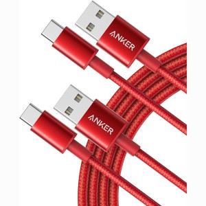 کابل انکر مدل Anker Nylon USB-C to USB-A Cable 1.8m A8173