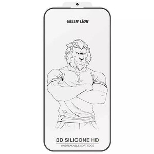 محافظ صفحه نمایش گرین مناسب برای گوشی اپل iPhone 16 Pro لاین مدل 3D Silicone Plus