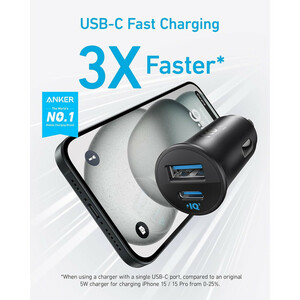شارژر فندکی 30 وات انکر مدل Anker USB-C Car Charger 30W A2741