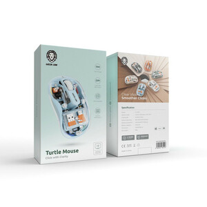 ماوس بی سیم تارتل گرین Green Wireless Turtle Mouse 2400DPI