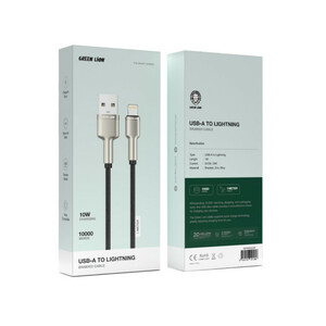 کابل شارژ  USB-A به لایتنینگ گرین لاین GREEN LION  مدل Braided طول ۱ متر