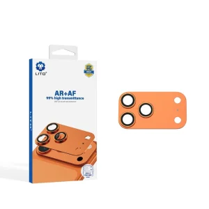 محافظ لنز دوربین فلزی لیتو مدل AR+AF مناسب برای گوشی موبایل اپل iPhone 17 Pro max
