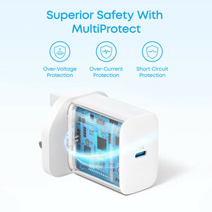 شارژر دیواری انکر Anker Select Charger 20W With USB-C to USB-C Cable مدل B2347K21