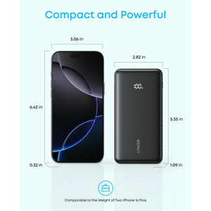 پاوربانک انکر Anker Zolo Power Bank 20K 22.5W Slim Travel مدل A110E