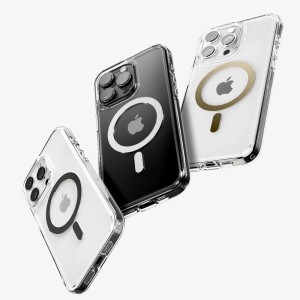 کاور اسپیگن مگسیف دار مناسب برای گوشی موبایل اپل iPhone 16 مدل Ultra Hybrid Mag