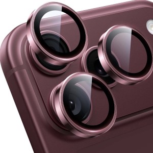 محافظ لنز دوربین آیفون 18pro برند kuzoom مدل PVD AR TITANIUM
