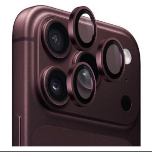 محافظ لنز دوربین آیفون 18promax برند kuzoom مدل PVD AR TITANIUM