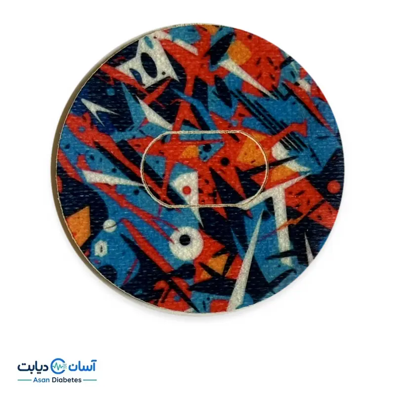 چسب محافظ سنسور قند خون سایبایونیکس GS1 طرح هندسی یک عددی
