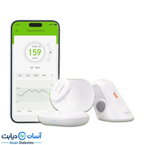 پکیج شروع سنسور پایش مداوم اندازه گیری قند خون یوول (yuwell) مدل CT3