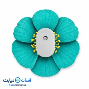 چسب محافظ سنسور قند خون سایبایونیکس GS1 طرح گل بسته ۱۲ عددی