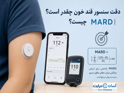 دقت سنسور قند خون چقدر است؟ | MARD چیست؟