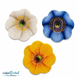 چسب محافظ سنسور قند خون سایبایونیکس GS1 طرح گل سه عددی