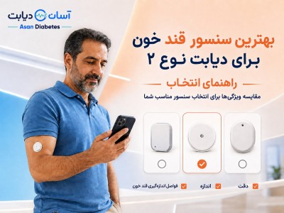 بهترین سنسور قند خون برای دیابت نوع 2 | راهنمای انتخاب