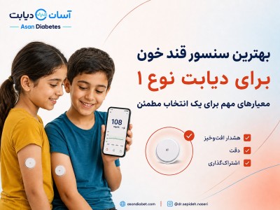 بهترین سنسور قند خون برای دیابت نوع 1 | معیارهای انتخاب
