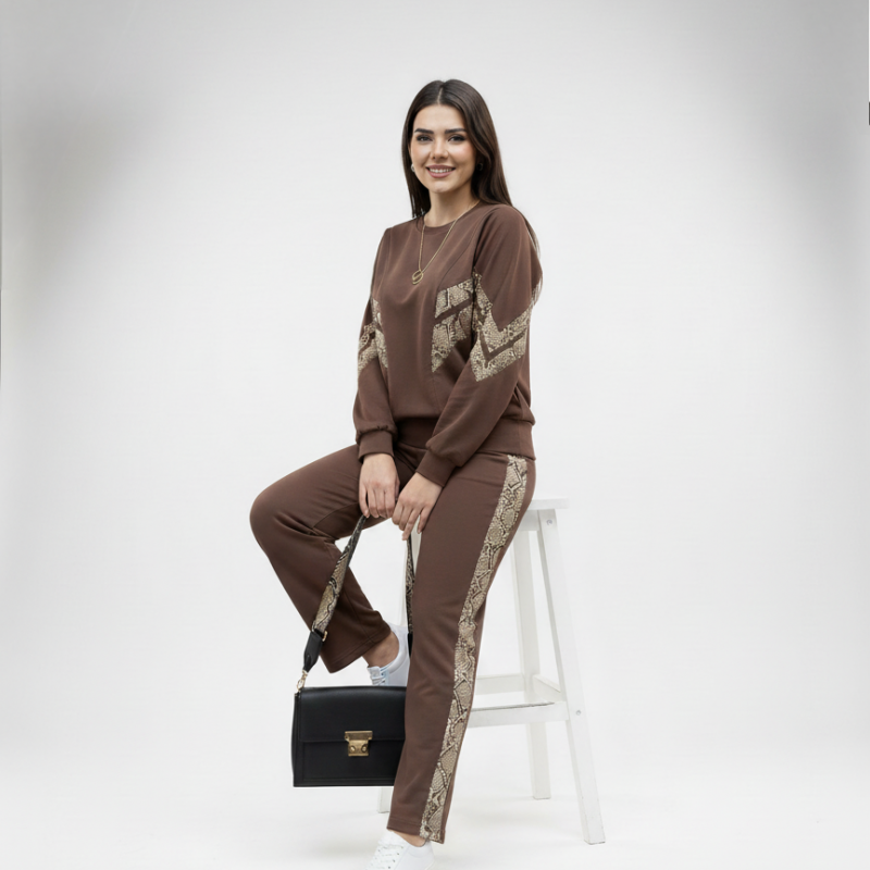 ست بلوز شلوار دخترانه طرح جناغی