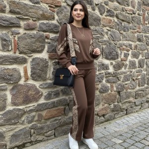 ست بلوز شلوار دخترانه طرح جناغی