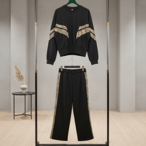 ست بلوز شلوار دخترانه طرح جناغی