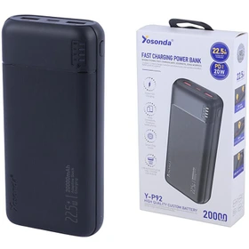 پاور بانک 20000 YOSONDA 22.5W P92