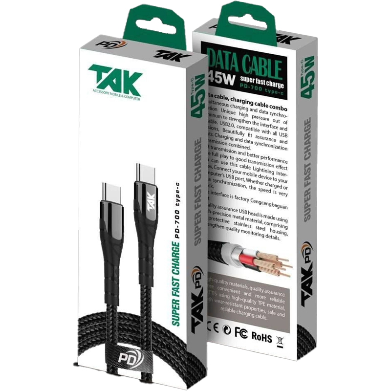 کابل تک TAK PD-700 Type-C