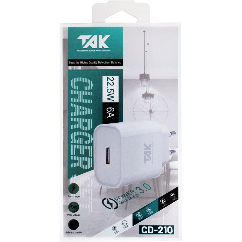 آداپتور شارژ تک TAK CD-210