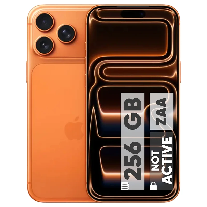 گوشی موبایل اپل مدل iPhone 17 Pro Max ZAA تک سیم کارت + eSim ظرفیت 256 گیگابایت و رم 12 گیگابایت - نات اکتیو ( نارنجی )