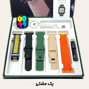 پک ساعت هوشمند KW20 Ultra2 به همراه 5 عدد بند