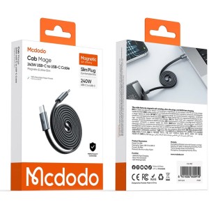 کابل تایپ سی 240 وات مک دودو Mcdodo مدل CA-990 بدنه مگنتی 1 متر