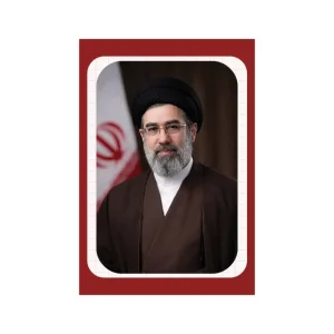 استیکر طرح آیت الله سید مجتبی خامنه‌ای کد 01 بسته 10 عددی