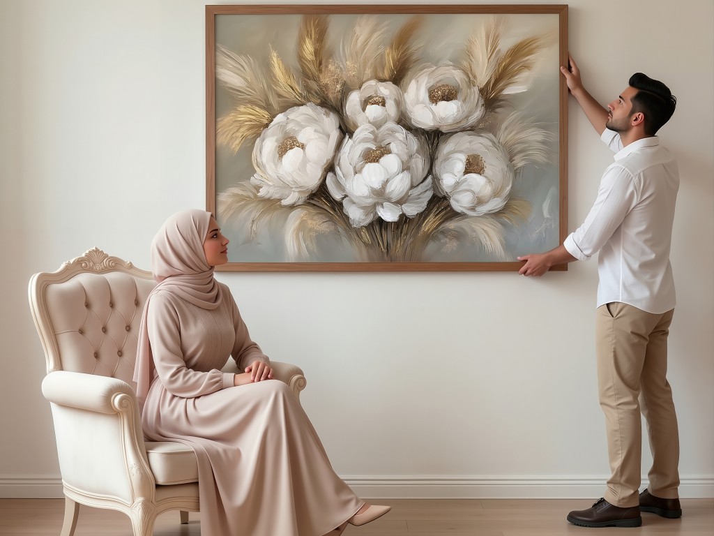 راهنمای جامع نصب حرفه‌ای تابلو؛ چطور مثل یک گالری‌دار دیوارمان را دیزاین کنیم؟