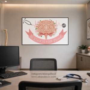 طرح تابلو دکوراتیو پزشک مغز و اعصاب